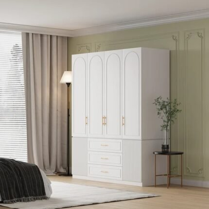 Monica 4 Doors Wardrobe