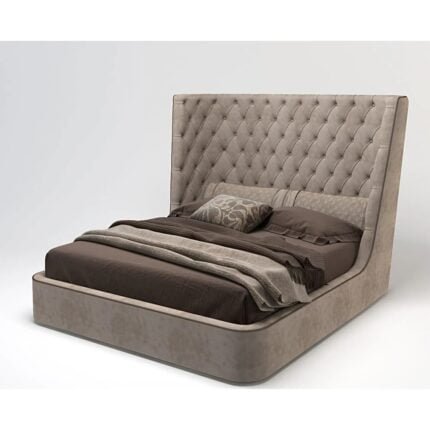 Romania Luxe Tufted Bed