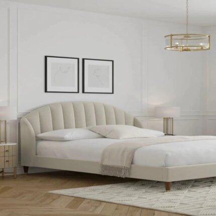 Round lines lux Bed