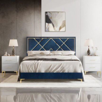 Modern Magic Golden Strip Bed