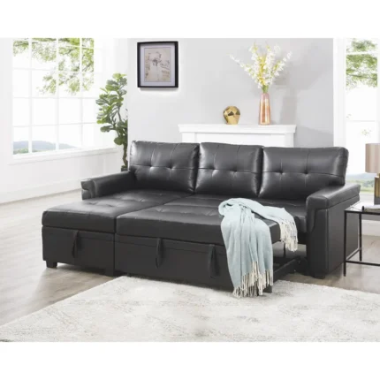 Greek Avano Leather Sofa Bed