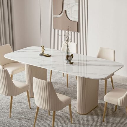 Downtown Rounded Square Dining Table