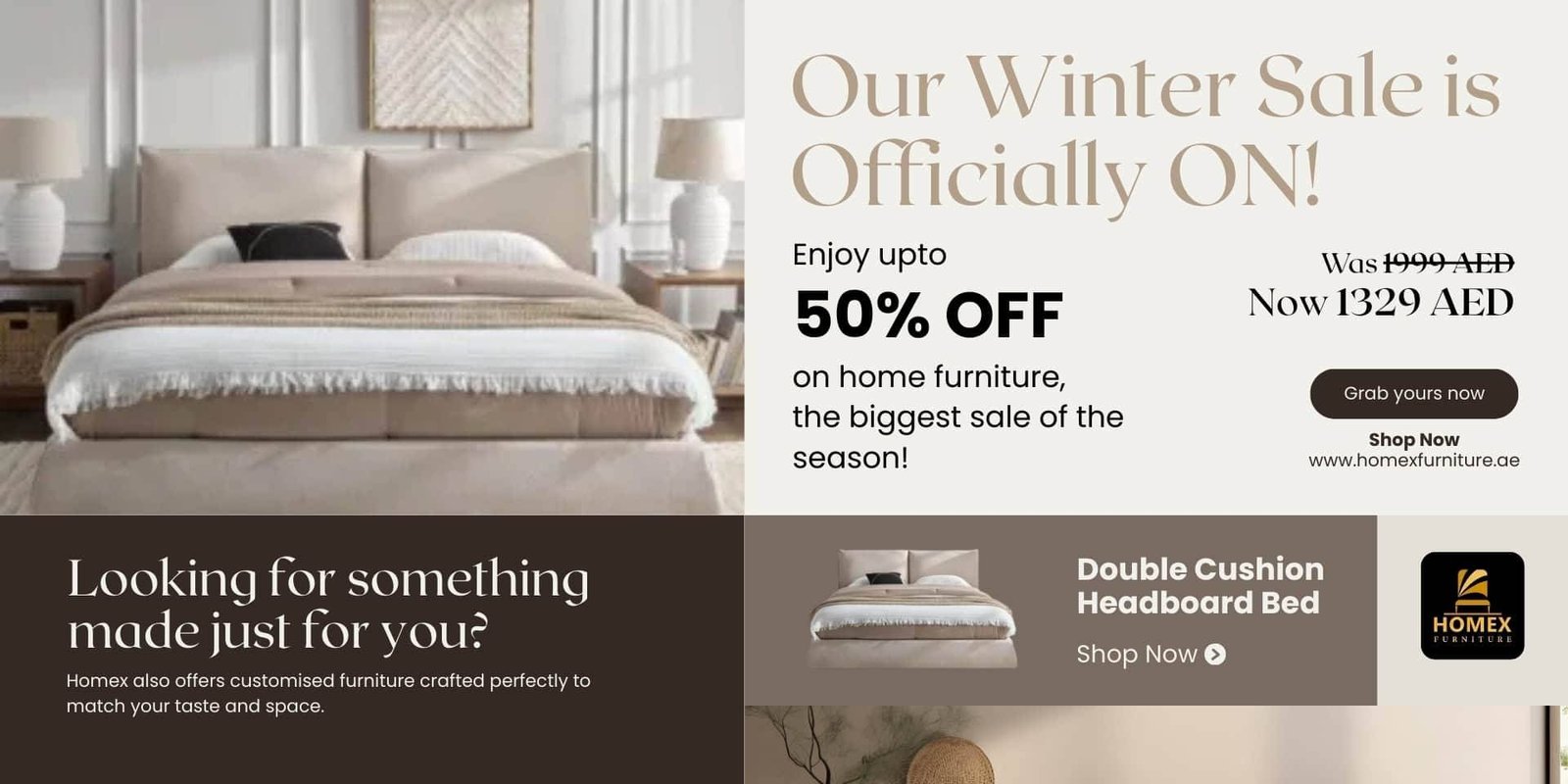 winter sale 35% off furniture in UAE Dubai